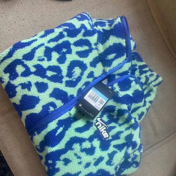 Animal Print Fleece Jacket 